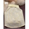 Yellow Striped Japanese Linen - Long Sleeve Classic Collar